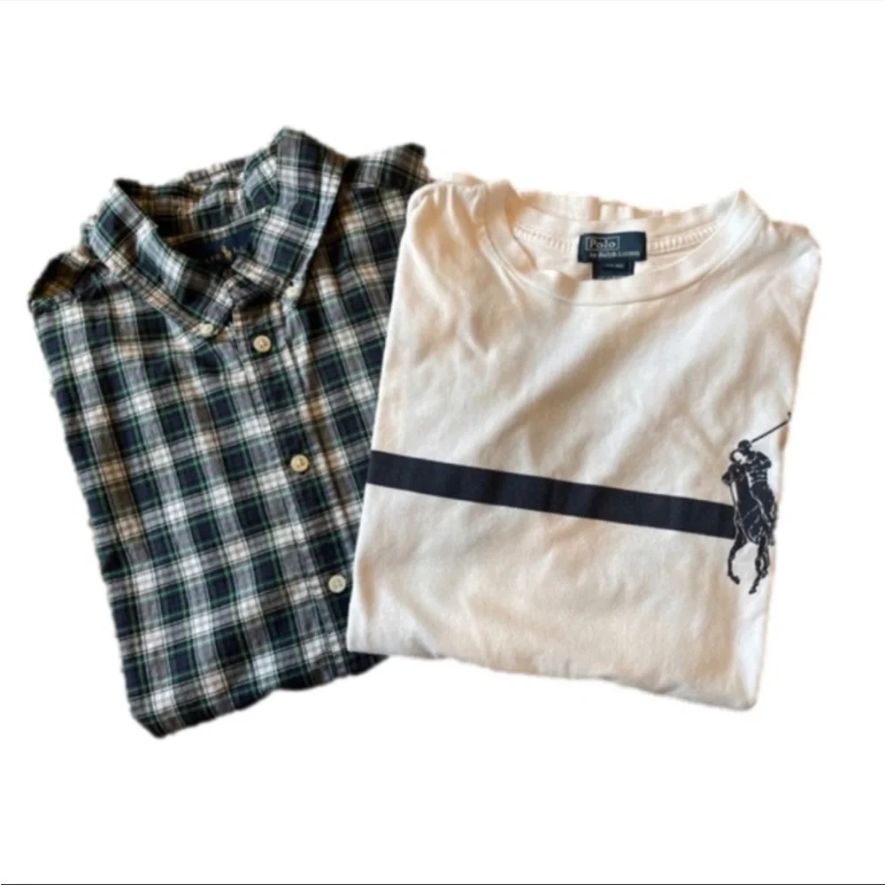 Ralph Lauren Boys Large Long Sleeve Shirt Bundle